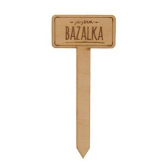 Zettel am Stick - bazalka O0235