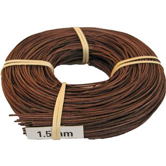 peddigrohr dunkelbraun 1,5mm ringe 0,10kg 5001520-17