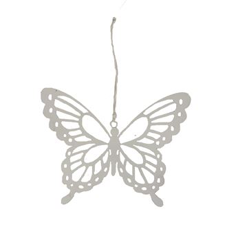 Hängender Schmetterling weiß K1444-01