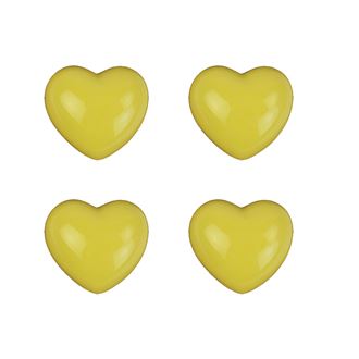 Herz gelb 4 St. X1693-02