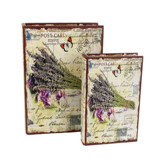 Holzbuch Lavendel, 2St D1616