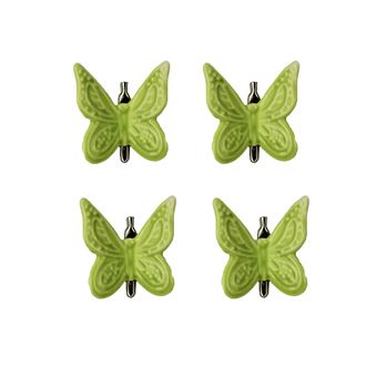 Schmetterling grün, 4St X1299-15