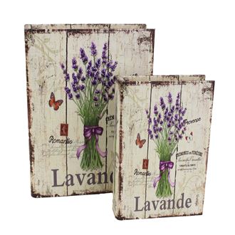Holzbuch Lavendel, 2St D1619