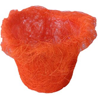 Korb sisal D. 16 cm - orange 381956-04