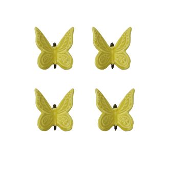 Schmetterling gelb, 4St X1299-02