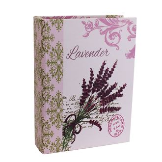 Holzbuch Lavendel gross D0995/V