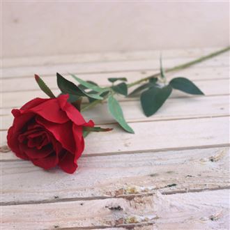 Künstliche Rose rot 371238-08