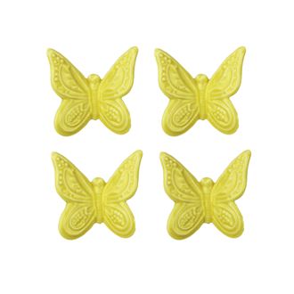 Schmetterling gelb, 4St X1298-02