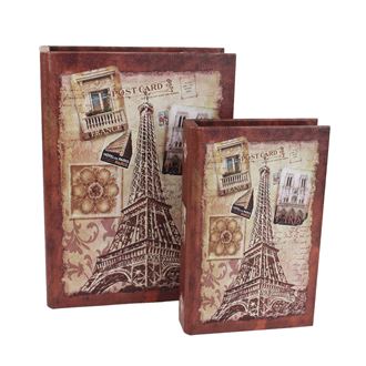 Holzbuch Eiffelturm, 2 Stk D1620