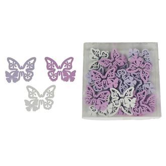 Dekorative Schmetterlinge, 24 Stk D5224