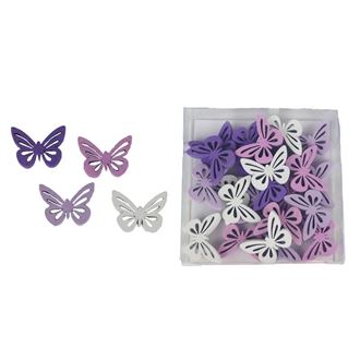 Dekorative Schmetterlinge, 24 Stk D5228