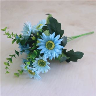 Künstlicher Blumenstrauß blau 371257-13