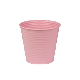 Blechblumentopf rosa K1862-05
