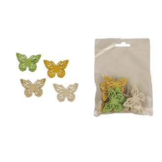 Dekorative Schmetterling, 12 Stk D3734