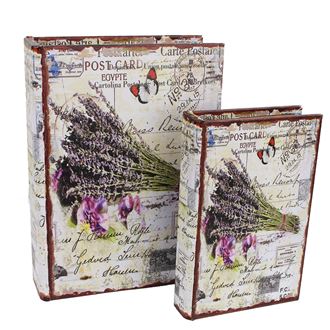 Holzbuch Lavendel, 2St D0992