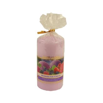 Kerze Aroma mit Duft - Zylinder - Berries Ice Cream MB0004
