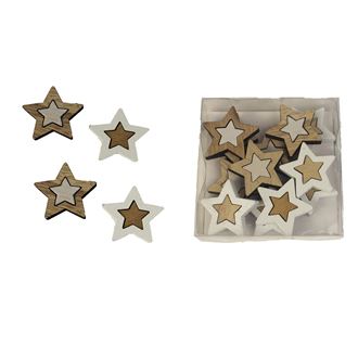 Dekorative Sterne, 12 Stück D2391