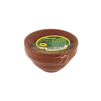 Citronella Gartenkerze in einer Keramikschale MK0001 