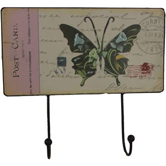 Aufhänger 2 Haken - Schmetterling, 355100