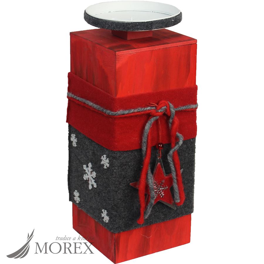 Holzkerzenhalter gross, D0038 | MOREX