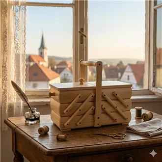 Nähkästchen Holz, klein 0960005