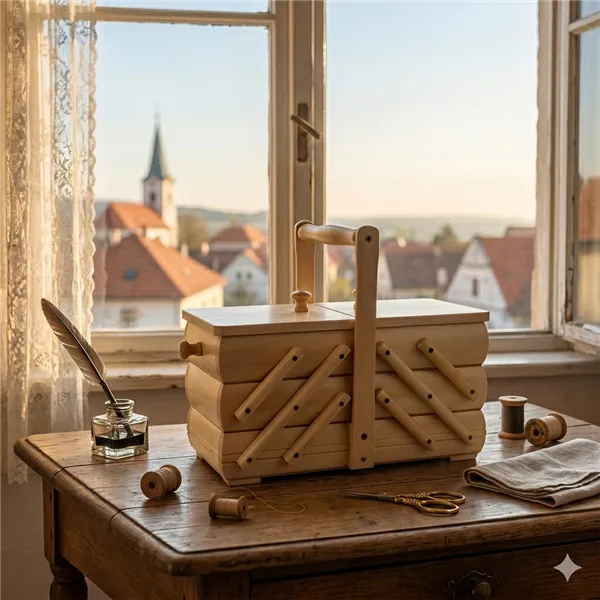 Nähkästchen Holz, klein 0960005