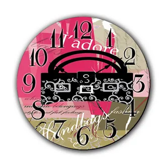 Uhr Mode 30 cm, 355025