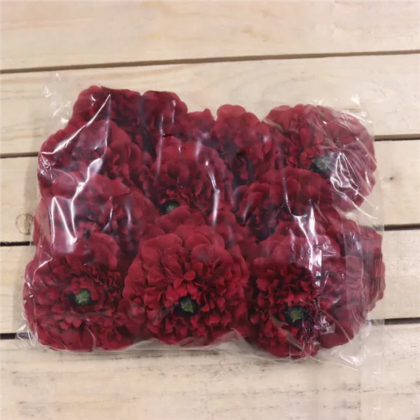 Zinnienblüte rot, 12 Stk 371195-08