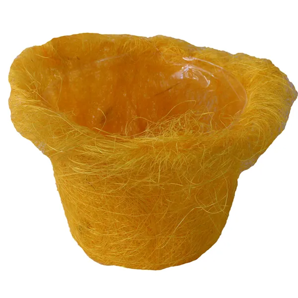 Korb Sisal D. 16 cm gelb 381956-02