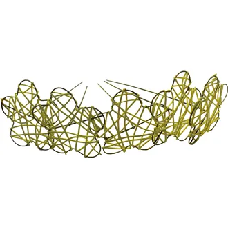 Blume auf den Stiel 5 St. Gelb 381962-02