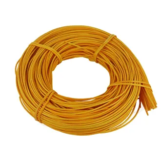 peddigrohr gelb-orange 2,5mm ringe 0,25kg 5002517-03