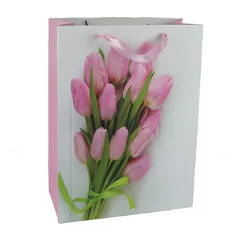 Papiergeschenktüte Tulpen A0372/4