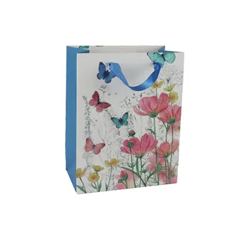 Papiergeschenktüte Wiesenblumen A0378/2