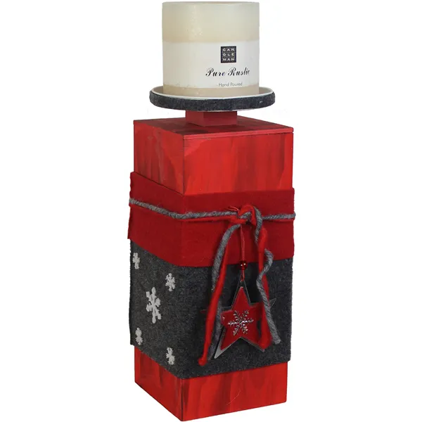 Holzkerzenhalter gross, D0038