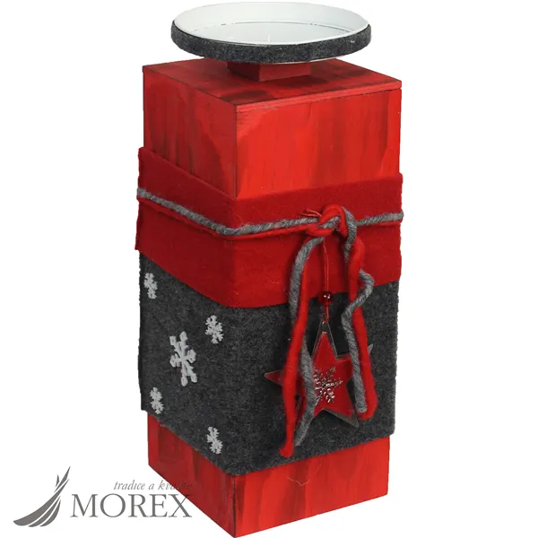 Holzkerzenhalter gross, D0038