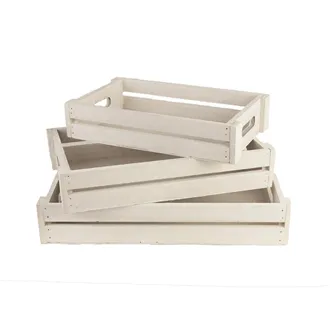 Holztablett Set 3 St. D0158-01