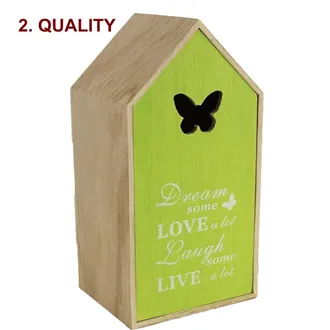 Grüne Holzhaus D0693B 2. Qualität