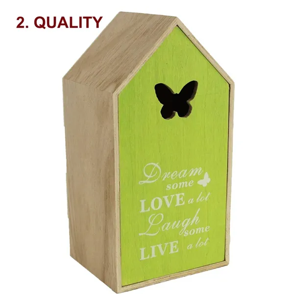 Grüne Holzhaus D0693B 2. Qualität