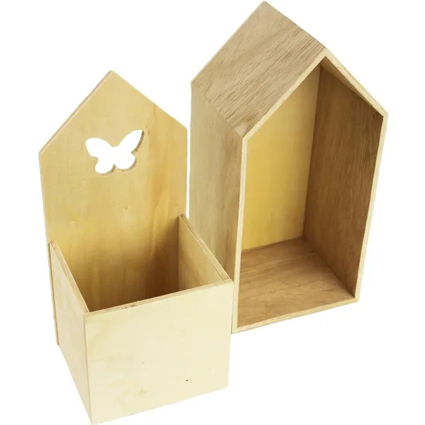 Grüne Holzhaus D0693B 2. Qualität