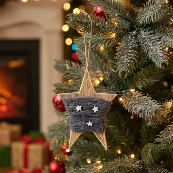 Stern zum hängen grau D1719-21