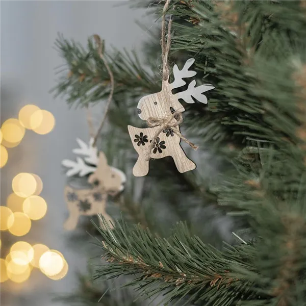 Rentier zum Aufhängen, 8 Stück D3493 