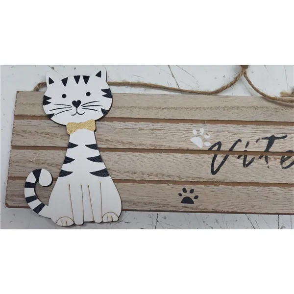 Zettel mit Katze - Vítejte, 2. Qualität D5070