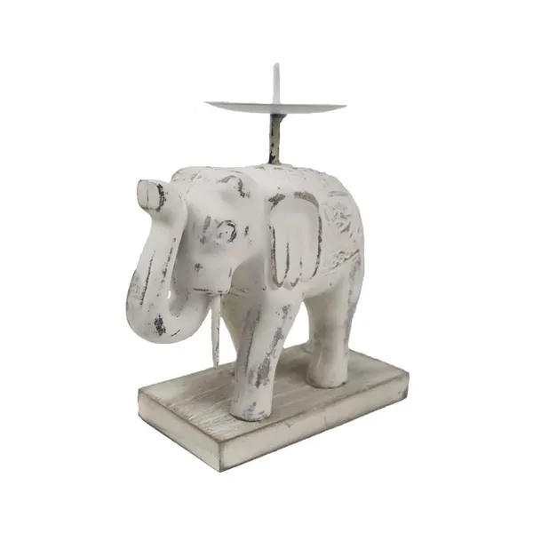 Dekorativer Kerzenhalter Elefant D5364
