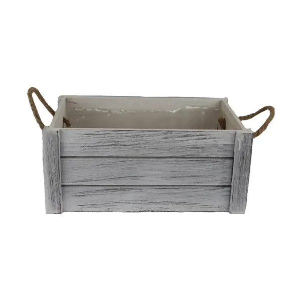 Holzkiste mit Folie, groß D6221/V