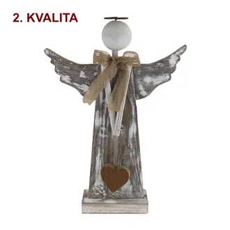 Dekorationsengel mit Herz, 2. Qualität, D6533/2B