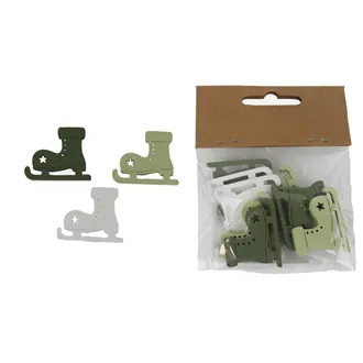 Schlittschuhdekoration, 9 Stück D7265