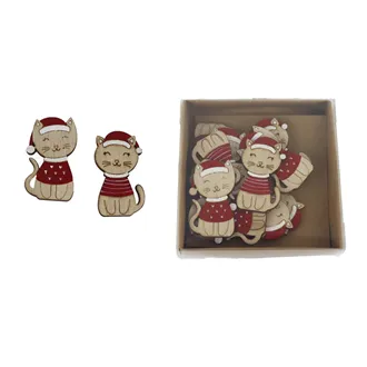 Deko Kätzchen, 12 Stück D7268