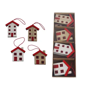 Hängende Hausdekoration, 12 Stück D7288