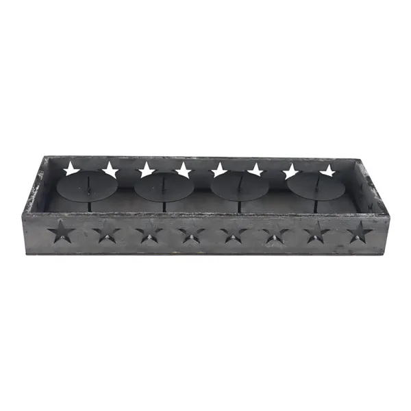 Adventsleuchter mit Sternen D7415