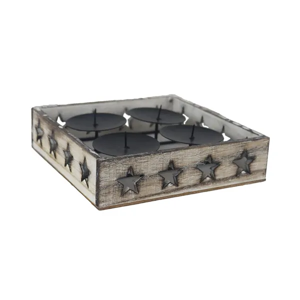 Adventsleuchter mit Sternen D7416/2